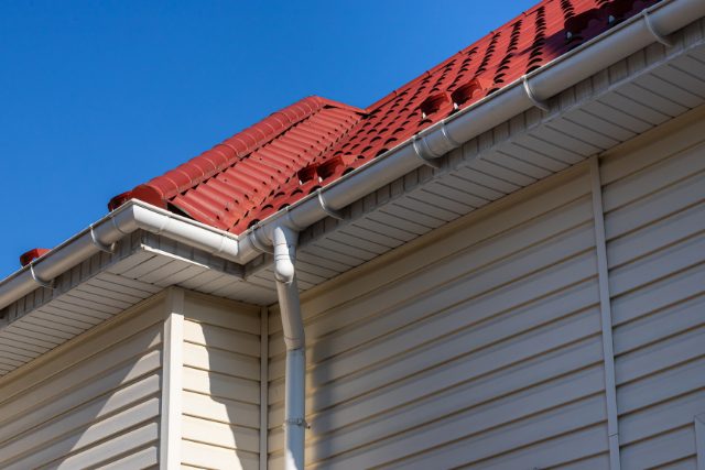 New siding on a home